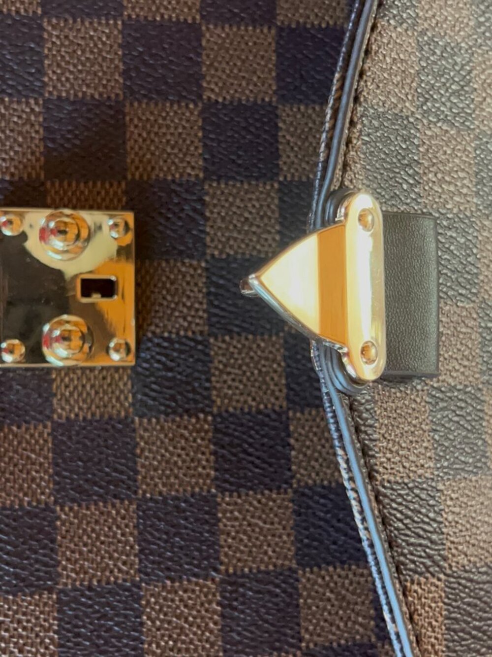 Walmart Checked Crossbody Bag - Picture 3 of 5